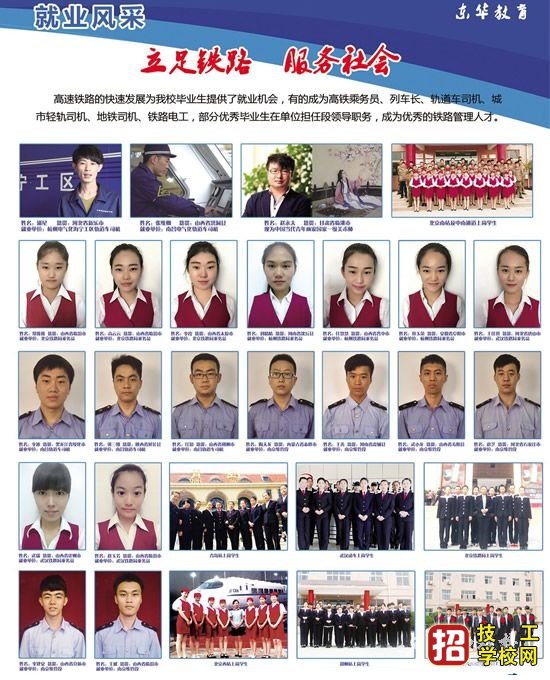 石家莊東華鐵路學校就業單位 石家莊東華鐵路學校就業學生