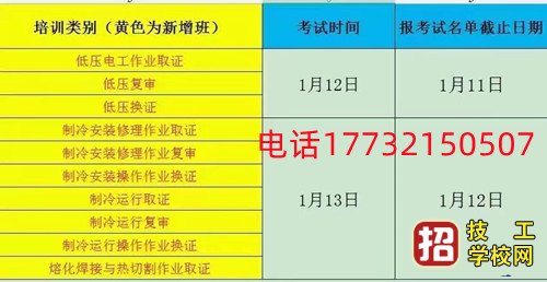 2023年電工證考試時間安排